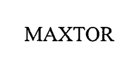 MAXTOR trademark