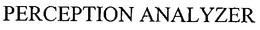 PERCEPTION ANALYZER trademark