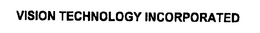 VISION TECHNOLOGY INCORPORATED trademark