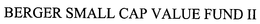 BERGER SMALL CAP VALUE FUND II trademark