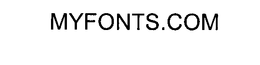 MYFONTS.COM trademark
