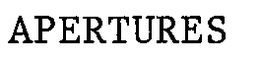 APERTURES trademark
