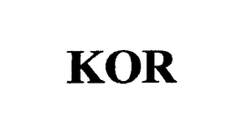 KOR trademark