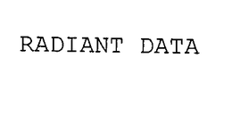 RADIANT DATA trademark