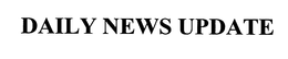 DAILY NEWS UPDATE trademark