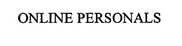 ONLINE PERSONALS trademark