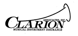 CLARION ASSOCIATES, INC. MUSICAL INSTRUMENT INSURANCE trademark