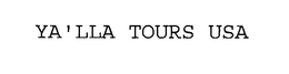 YA'LLA TOURS USA trademark