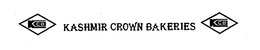 KCB KASHMIR CROWN BAKERIES KCB trademark