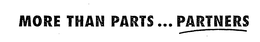 MORE THAN PARTS ... PARTNERS trademark