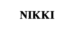 NIKKI trademark