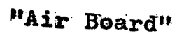 AIR BOARD trademark