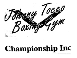 JOHNNY TOCCO BOXING GYM trademark