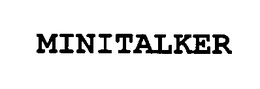 MINITALKER trademark
