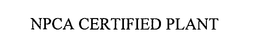 NPCA CERTIFIED PLANT trademark