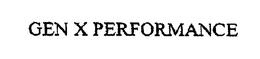 GEN X PERFORMANCE trademark