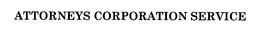 ATTORNEYS CORPORATION SERVICE trademark
