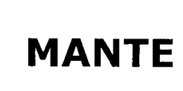 MANTE trademark