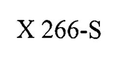 X 266-S trademark