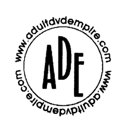 ADE WWW.ADULTDVDEMPIRE.COM trademark