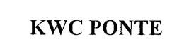 KWC PONTE trademark