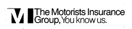 MI THE MOTORISTS INSURANCE GROUP, YOU KNOW US. trademark