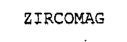 ZIRCOMAG trademark
