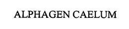 ALPHAGEN CAELUM trademark