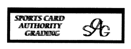 SPORTS CARD AUTHORITY GRADING SCAG trademark