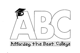 ABC AFFORDING THE BEST COLLEGE trademark