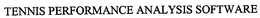 TENNIS PERFORMANCE ANALYSIS SOFTWARE trademark