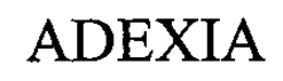 ADEXIA trademark