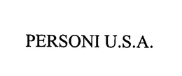 PERSONI U.S.A. trademark