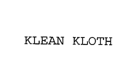 KLEAN KLOTH trademark