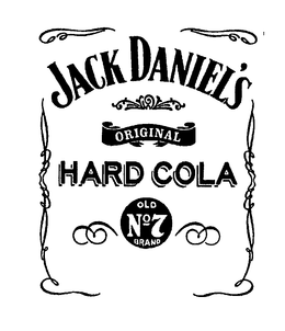 JACK DANIEL'S ORIGINAL HARD COLA OLD NO. 7 BRAND trademark