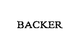 BACKER trademark