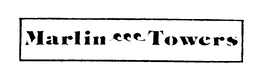MARLIN TOWERS trademark