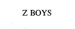 Z BOYS trademark