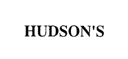 HUDSON'S trademark