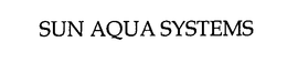 SUN AQUA SYSTEMS trademark