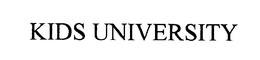 KIDS UNIVERSITY trademark