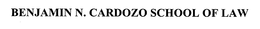 BENJAMIN N. CARDOZO SCHOOL OF LAW trademark
