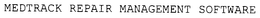 MEDTRACK REPAIR MANAGEMENT SOFTWARE trademark