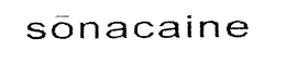 SONACAINE trademark