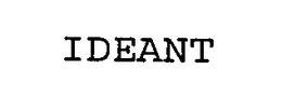 IDEANT trademark