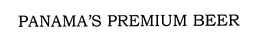 PANAMA'S PREMIUM BEER trademark
