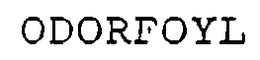 ODORFOYL trademark
