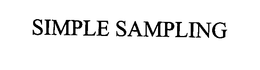 SIMPLE SAMPLING trademark