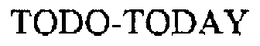 TODO-TODAY trademark