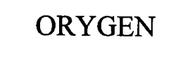 ORYGEN trademark